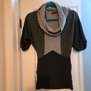 Warm grey Cowl Neck